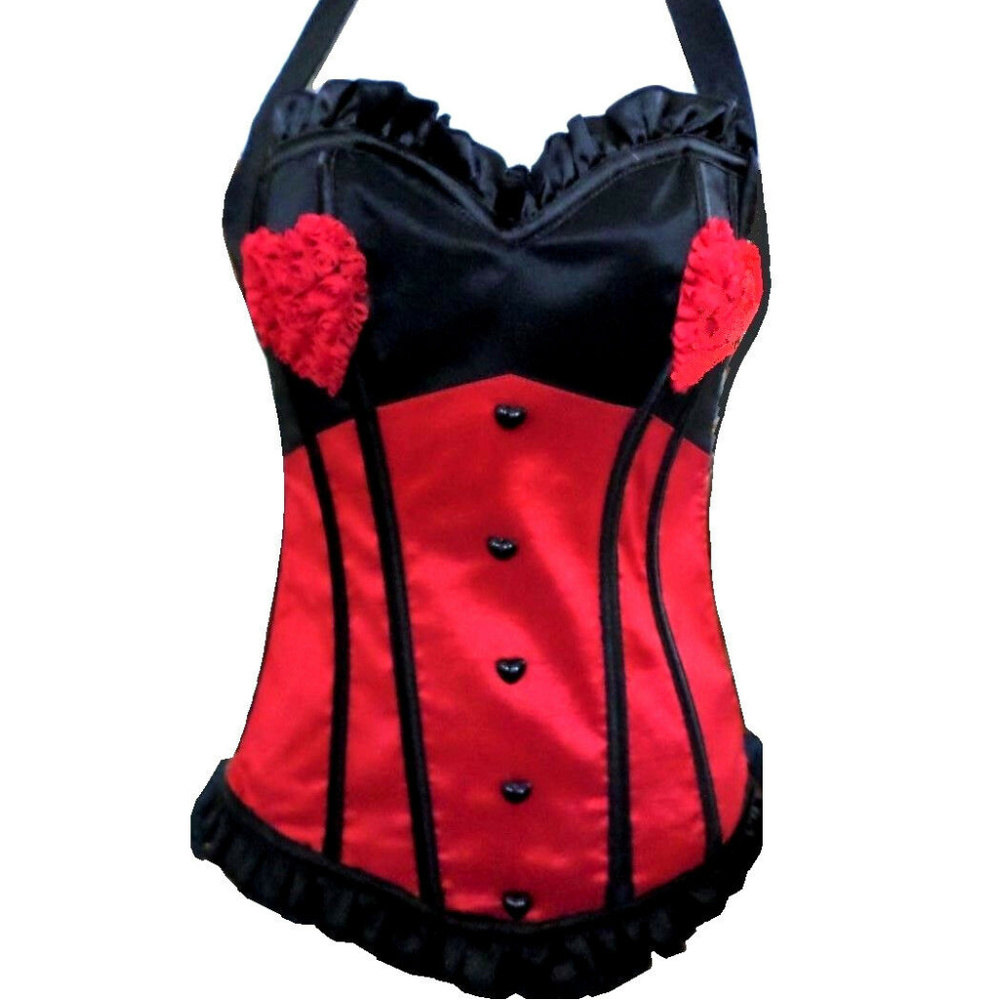 Valentine RoSE HEART CoRSET VooDoo ViXEN Burlesque